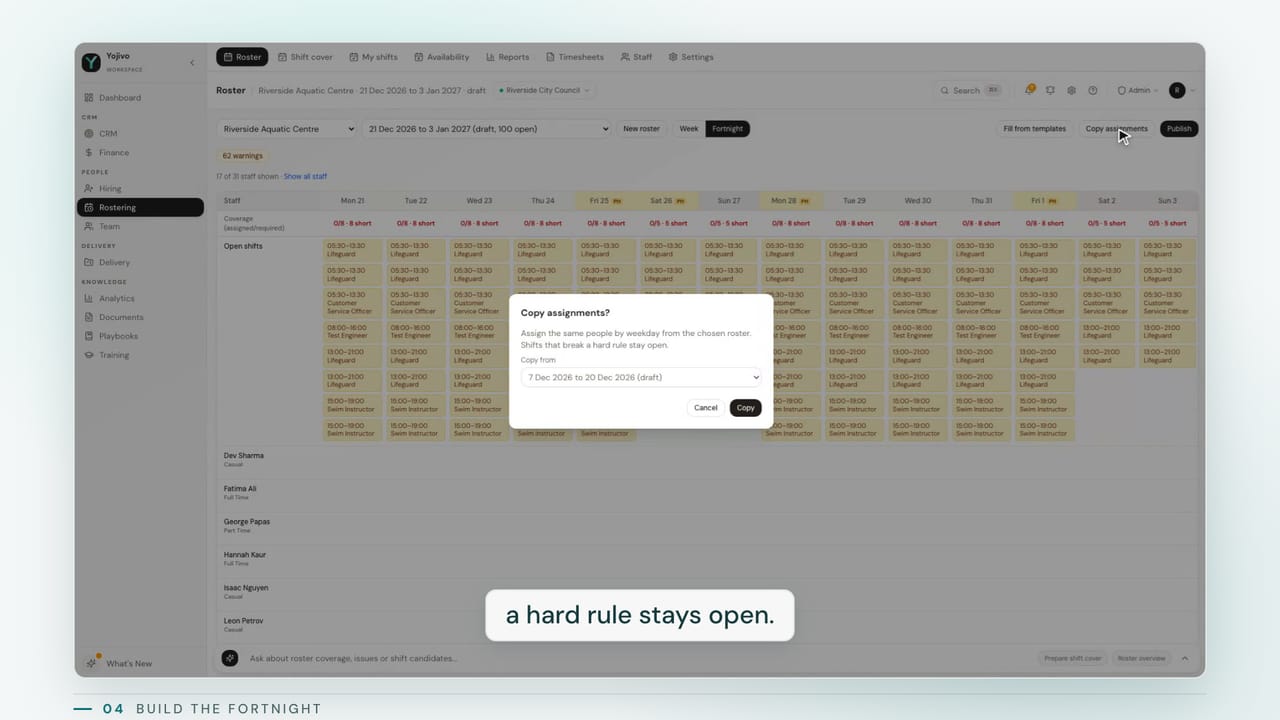 Build the period